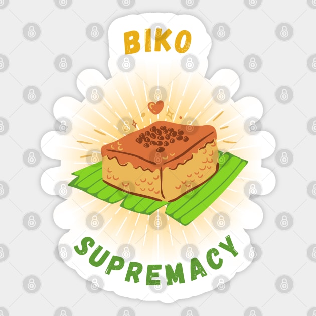 Biko supremacy filipino food Sticker by Moonwing